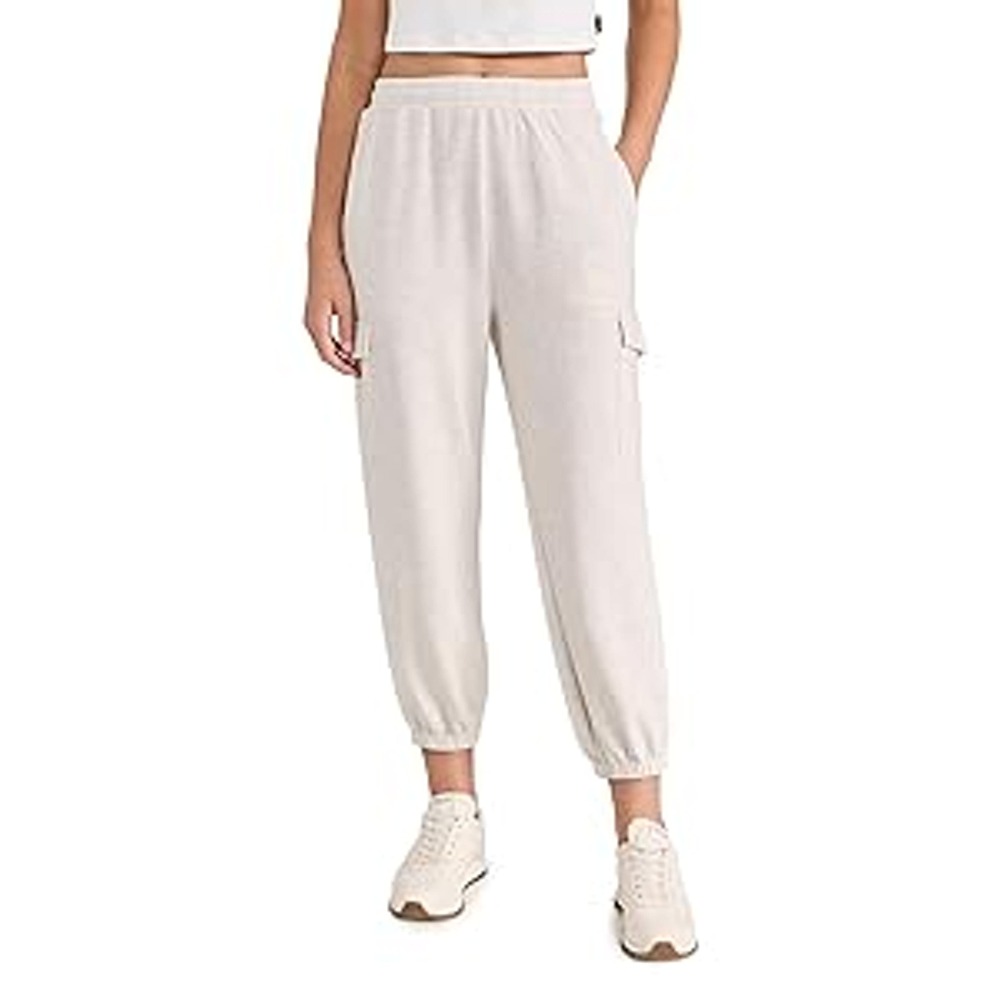 NWT Varley Clarice Pants - Ivory Marled